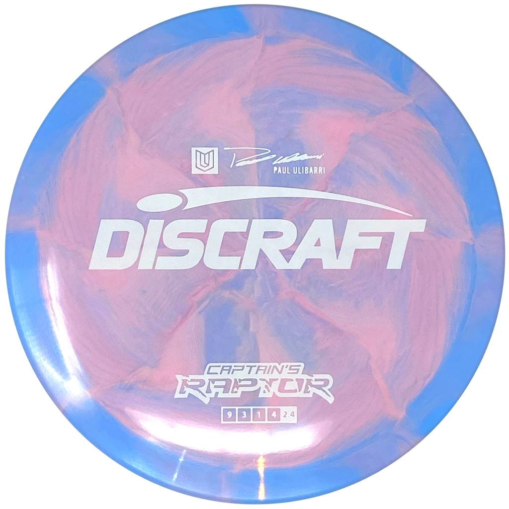 Dec Disc Pack Discraft - Captain's Raptor (Special Blend ESP Swirl, Paul Ulibarri ...