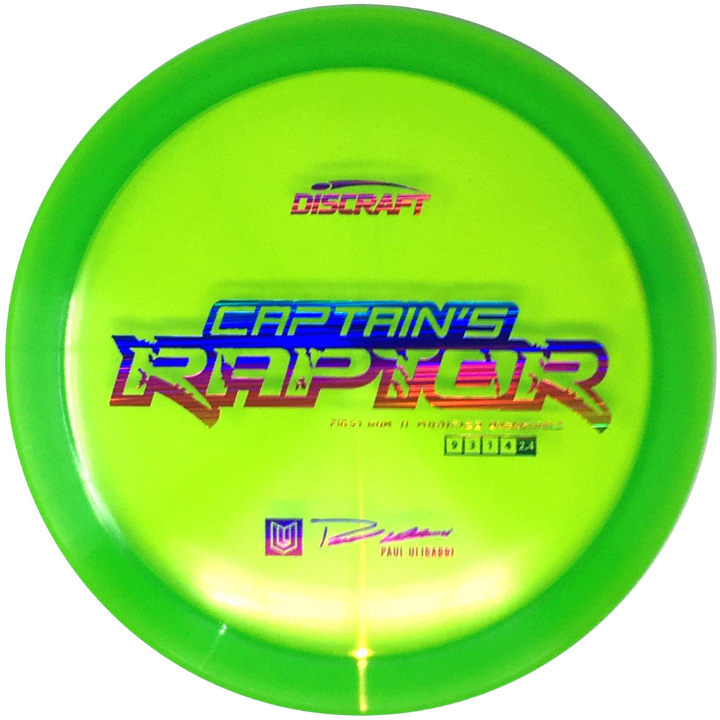 Discraft - Captain's Raptor (Special Blend Z, First Run) - Distance ...