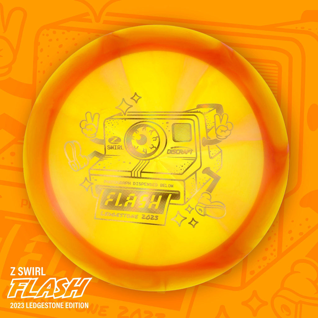 Discraft - Flash (Z Swirl - 2023 Ledgestone Edition) - Distance Driver ...