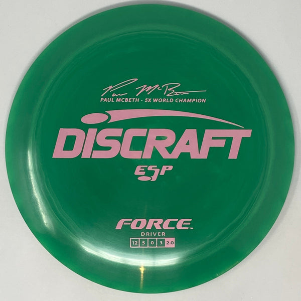 Discraft Force (ESP, Paul McBeth Signature Series) Distance Driver