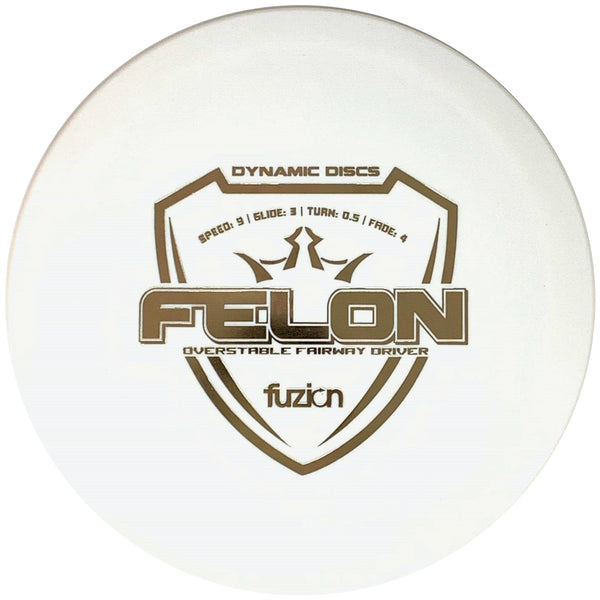 Dynamic Discs Felon (Fuzion, White/Dyeable) Distance Driver
