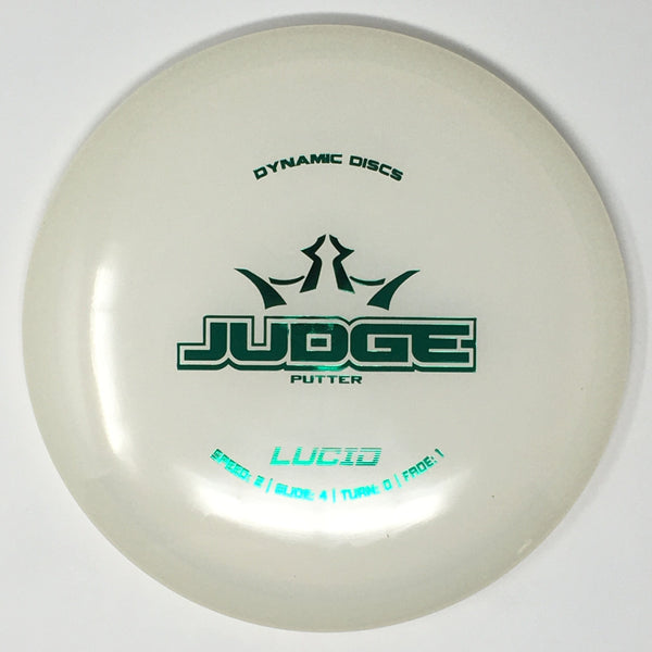 Dynamic Discs Judge (Lucid, White/Dyeable) Putt & Approach