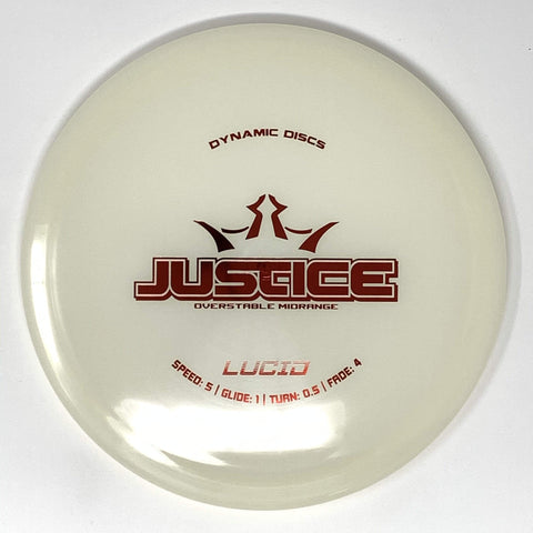 Dynamic Discs Justice (Lucid, White/Dyeable) Midrange