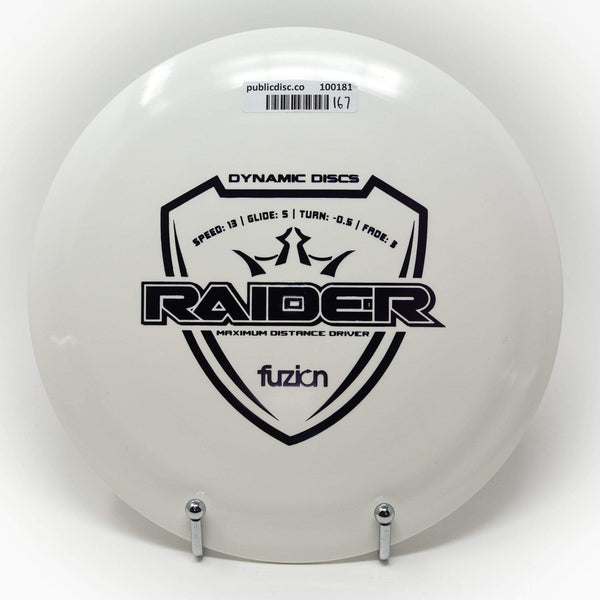 Dynamic Discs Raider (Fuzion, White/Dyeable) Distance Driver