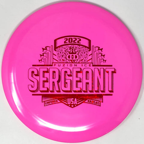 Dynamic Discs Sergeant (Fuzion Ice 2022 stamp) Distance Driver