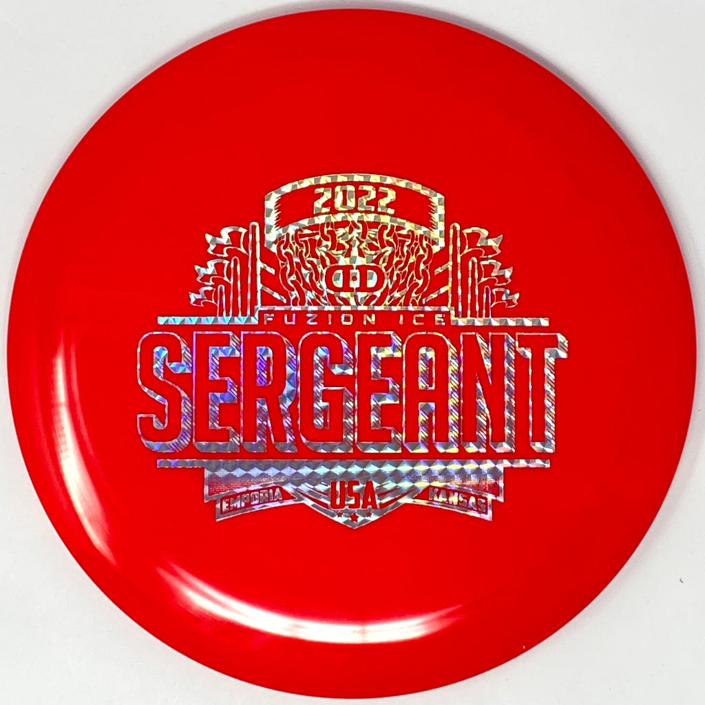 Segeant Ice Dynamic Discs - Sergeant (Fuzion Ice 2022 Stamp) - Distance Driver ...