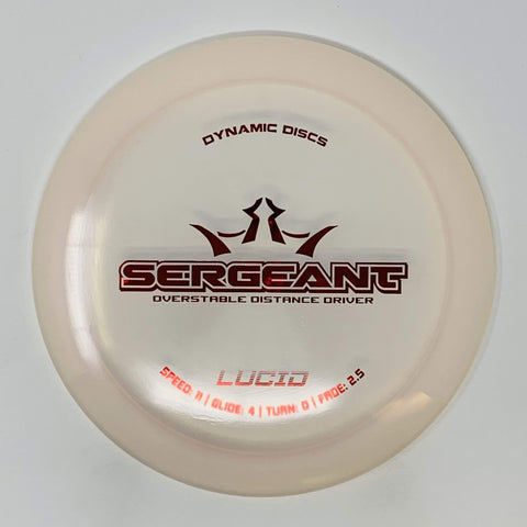Dynamic Discs Sergeant (Lucid, White/Dyeable) Distance Driver