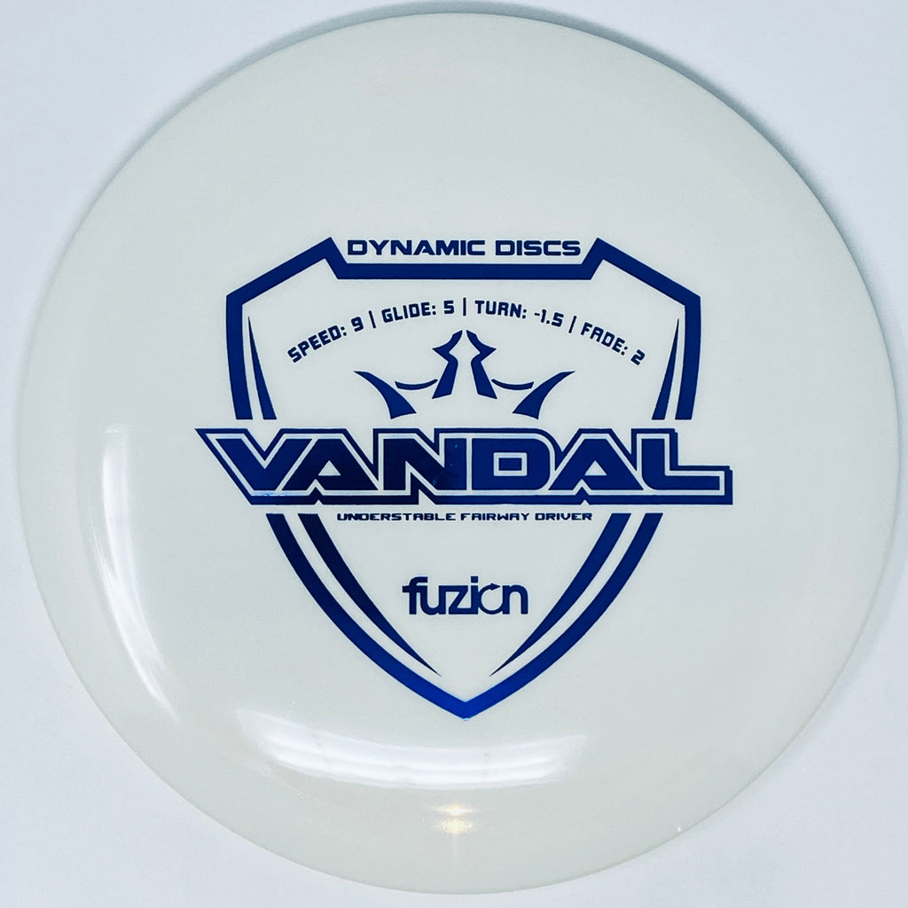 Dynamic Discs Vandal (Fuzion, White/Dyeable) Fairway Driver