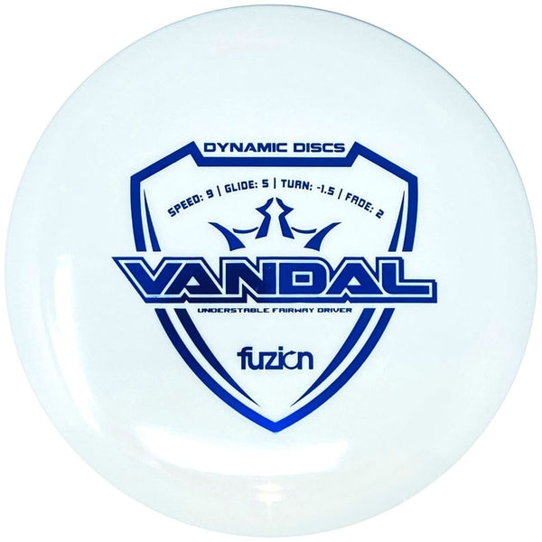 Dynamic Discs Vandal (Fuzion, White/Dyeable) Fairway Driver