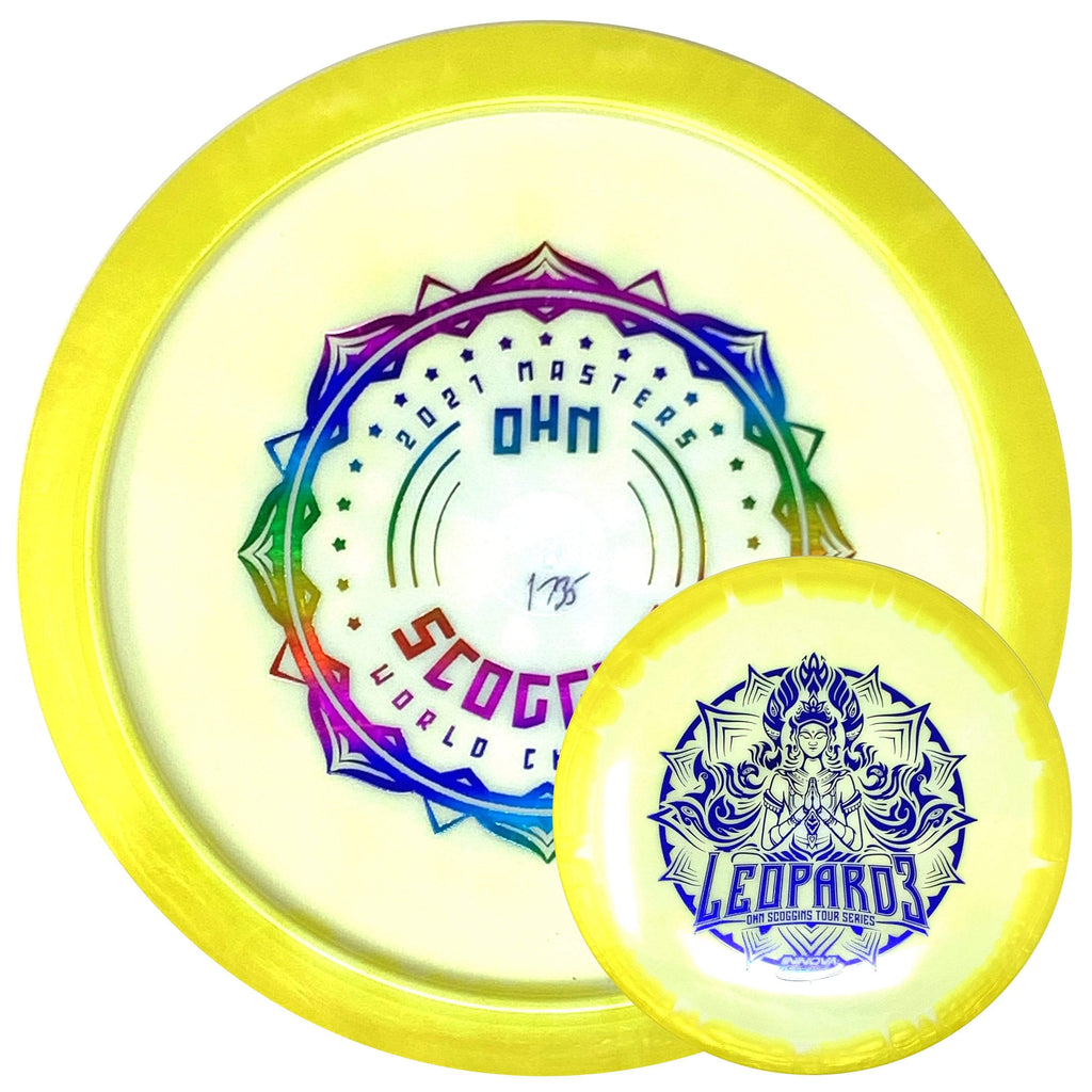 Innova Leopard3 (Halo Star Bottom Stamped, Ohn Scoggins 2021 PDGA Masters Worlds Disc Golf Championships) Fairway Driver