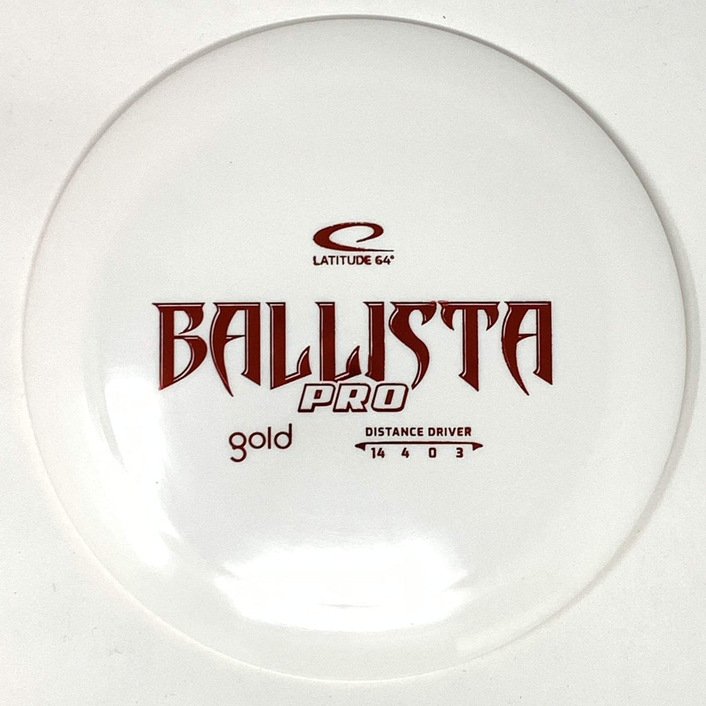 Latitude 64 Ballista Pro (Gold, White/Dyeable) Distance Driver