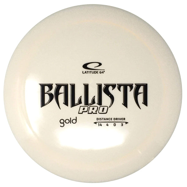 Latitude 64 Ballista Pro (Gold, White/Dyeable) Distance Driver