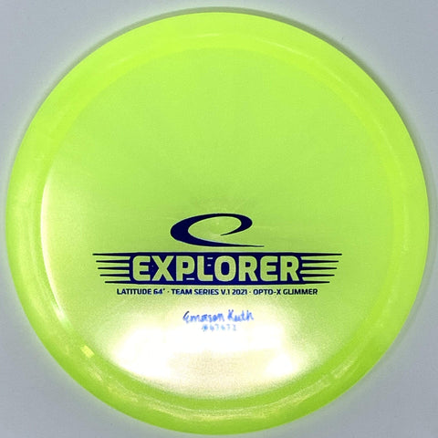 Latitude 64 Explorer (Opto-X Glimmer, Emerson Keith 2021 Team Series) Fairway Driver