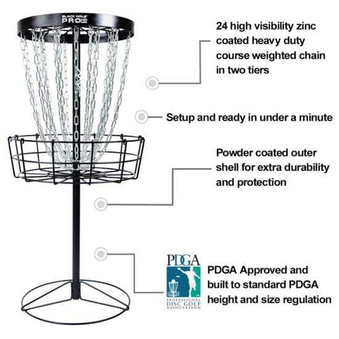 MVP Disc Sports Disc Golf Basket (MVP Black Hole® Pro HD V2) Target