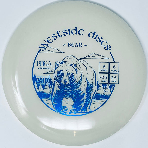 Westside Discs Bear (VIP, White/Dyeable) Fairway Driver