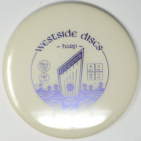 Westside Discs Harp (VIP, White/Dyeable) Putt & Approach