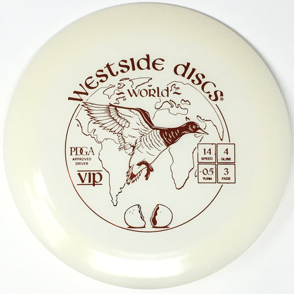 Westside Discs World (VIP, White/Dyeable) Distance Driver